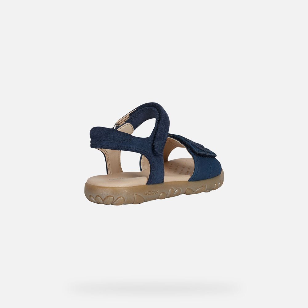 Sandales Geox Haiti - Bleu Marine - Fille 037129-QNK